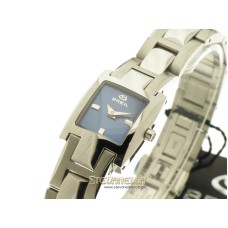 BREIL Lady quarzo acciaio quadrante blu carrè 2519251759 new